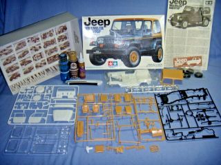 Tamiya Jeep Wrangler Hard Top 1/24 1995 Kit No 150 Htf Open Box Missing Stickers