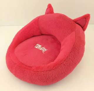 Hasbro Furby Hot Pink Plush Bed Sleepy Time Cushion Bean Bag Chair Nest 2012