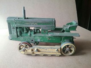 Vintage John Deere Bulldozer 1/16 Scale Ertl Usa - Missing Parts