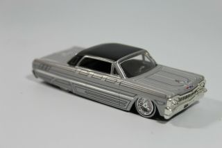 Jada Toys Homie Rollerz 1964 Chevy Impala 1/64 Slvrnblk
