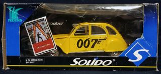 Solido 8051 1/18 Citroen 2cv 007 James Bond 