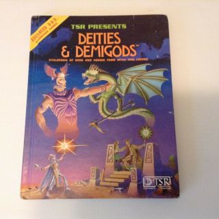 Deities & Demigods Adv Dungeons & Dragons 1980 4th Print