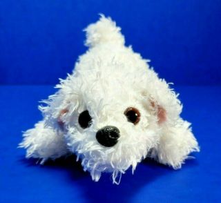 Furreal Friends Snuggimals White Puppy Dog Hasbro 2009 Head Moves Tail Wags 5 In