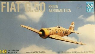 Sector 1/48 Model Of The Fiat G.  50 Regia Aeronautica