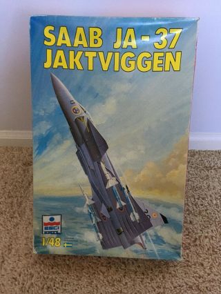 1/48 Esci Saab Ja - 37 Jakt Viggen - Vintage