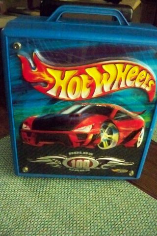 Hot Wheels 100 Car Carry Case Storage With 94 Cars - 11204