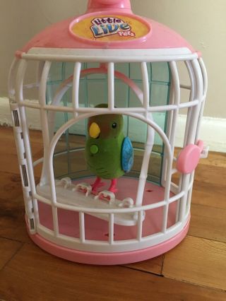 Little Live Pets Interactive Talking Singing Bird In Cage.