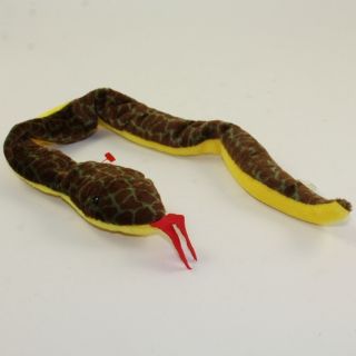 Ty Beanie Baby - Slither The Snake (3rd Gen Hang Tag - Mwnmts)