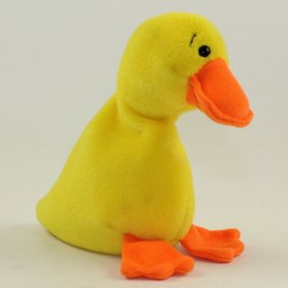 Ty Beanie Baby - Quackers The Duck (no Wings / Wingless) (no Hang Tag)
