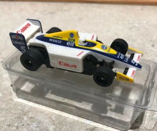 Tomy Afx G Plus F1 Renault Canon 5 Ho Slot Car With Case