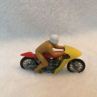 Hot Wheels Rrrumblers Rip Snorter Motorcycle Yellow Orange & Tan Rider