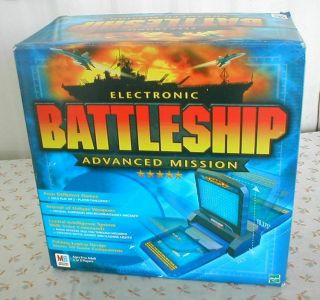 Electronic Battleship Advanced Mission Talking Game Milton Bradley 2000