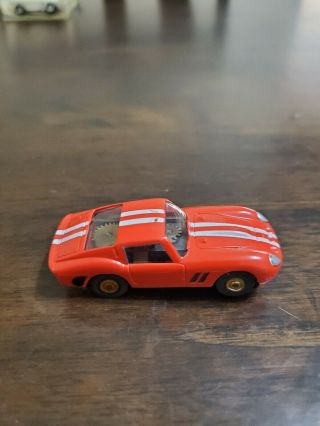 Aurora Ho Tjet Slot Car.  1368 Red Ferrari 250 Gto.