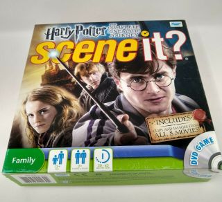 Scene It? Harry Potter The Complete Cinematic Journey Board Game Complete
