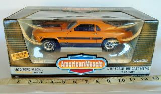 1/18 American Muscle Die - Cast Car Mustang Mach 1 Twister Special Edition 1/6500