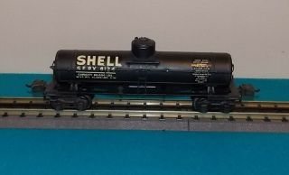 Lionel 2955 Pre - War Shell Tank Car,  Die - Cast Very Good To 1940 - 42