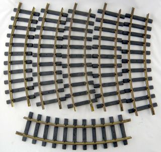 6 G Scale Aristo - Craft Curved Track Sections (4 