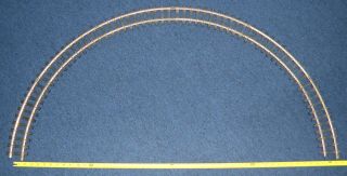 6 G Scale Aristo - Craft Curved Track Sections (4 ' Dia. ) 3