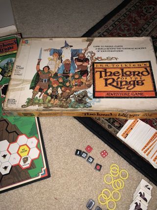 Jrr Tolkien’s The Lord Of The Rings Adventure Game Complete Lotr 1979 Mb Lotr