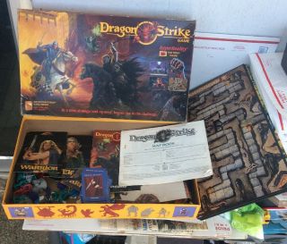 1993 Tsr Dragon Strike Board Game 95 Complete Read