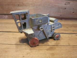 Vintage Ertl Allis Chalmers Gleaner Combine Farm Toy 1/32 Silver Seeder - Parts