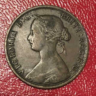 1862 Canada Nova Scotia One Cent World Coin 2