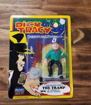 Playmates 1990 Dick Tracy Coppers And Gangsters The Tramp Action Figure