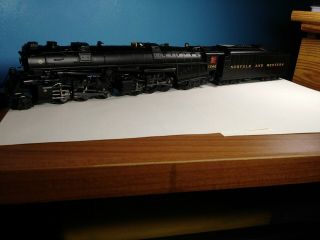 Broadway Limited 5202 N&w Class A 2 - 6 - 6 - 4 Steam Locomotive 1242 & Tender Ho