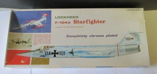 Vintage 1967 Testors Hawk Lockheed F - 104a Starfighter 1/48 Model Kit 203