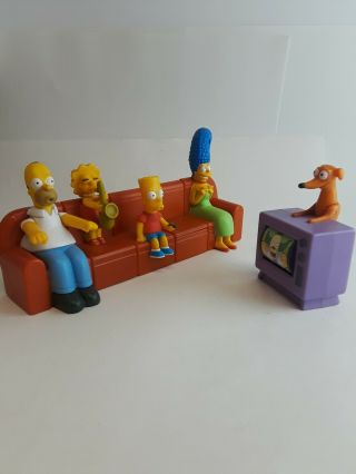 The Simpsons Watching Tv On The Couch,  Burger King Collectables