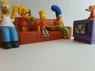 The Simpsons Watching TV On The Couch,  Burger King Collectables 2