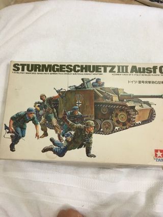 Tamiya Sturmgeschutz Iii Ausf.  G 1/35 Scale