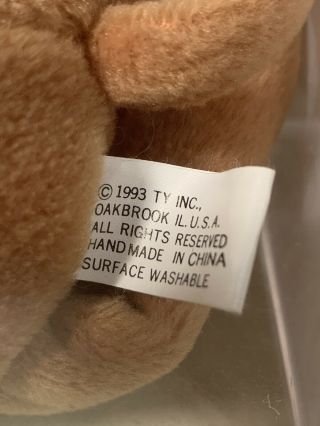 Authenticated Ty Beanie Baby Humphrey the Camel 3rd 1st MWMT MQ 3