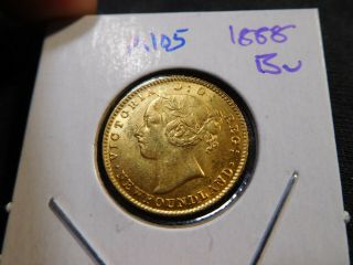 A105 Canada Newfoundland 1888 Gold 2 Dollars Bu