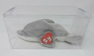 Authenticated Ty Beanie Baby Flash Dolphin 1st Gen Korea Mwmt Mq 9