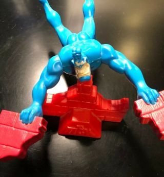 The Tick (taco Bell Kids Meal Toy 1996) Balances On Chin - Good Cond