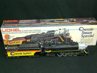 Lionel 6 - 8003 2 - 8 - 4 Chessie Steam Special Berkshire And Tender W/ Box