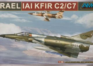 Amk 1/48 Iai Kfir C2/c7 " Israel Ecuador Colombian Atac " & Mirage 5 Pitot Tube