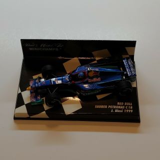 Minichamps 1:43 F1 Red Bull Sauber Petronas C11 J.  Alesi 1999 Limited Edition