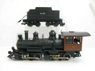 Custom G - Scale 0 - 4 - 4 - 0 Articulated Locomotive 14 W/ Basic Sound,  Light,  Smoke
