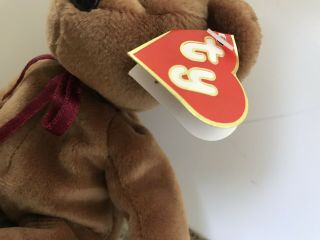 2nd / 1st Gen Brown Teddy Ty Beanie Baby Babies Style 4050 2