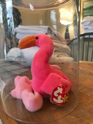 Ty Beanie Baby Pinky,  With Tush And Birthday Tags,