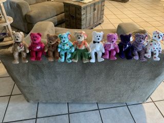 11 Collectible Beanie Babies,  Error Tags On Some