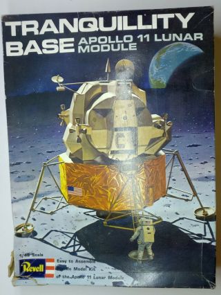 Vintage Revell 1/48 Scale Tranquillity Base Apollo 11 Lunar Module