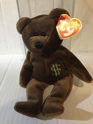 Ty Signed Face Teddy Billionaire Bear 1 Employee Party Bear 1998