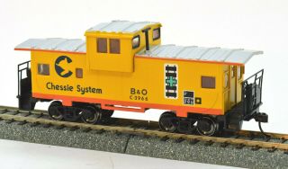 Ho Scale Chessie System B&o Wide Vision Caboose C - 3966