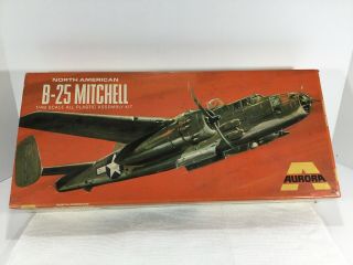 Aurora 1:48 North American B - 25 Mitchell Bomber Cr 1969 Model Kit Parts Only