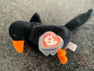 TY Beanie Baby - CAW the Black Crow (3rd Gen Hang Tag - MWMTs) 2
