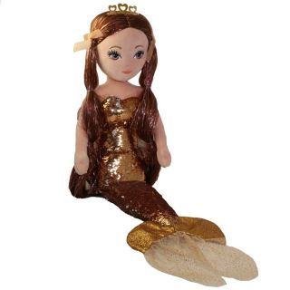 Ty Sea Sequins Plush Mermaid - Ginger (large Size - 36 Inch) - Mwmts Stuffed Doll