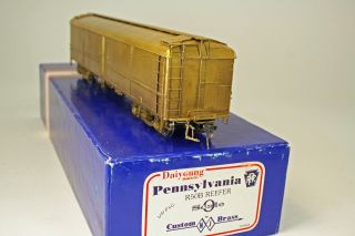 Nj Custom Brass 2 - Rail O Scale Pennsylvania R50b Reefer